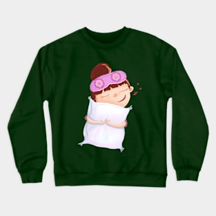 Girl and sleep Crewneck Sweatshirt